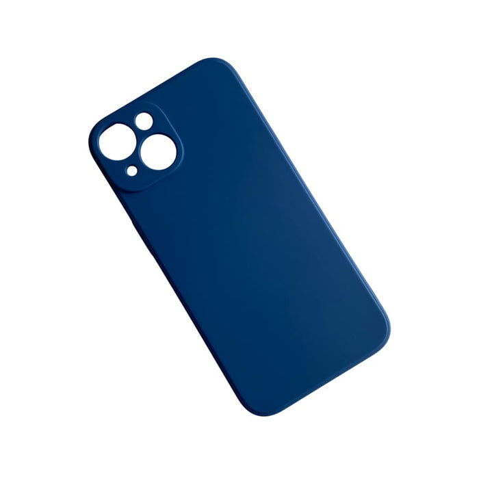 Navy phone case for iPhone 14 (6.1 inch) by 9eight5, protective cover with precise cutouts and sleek design.