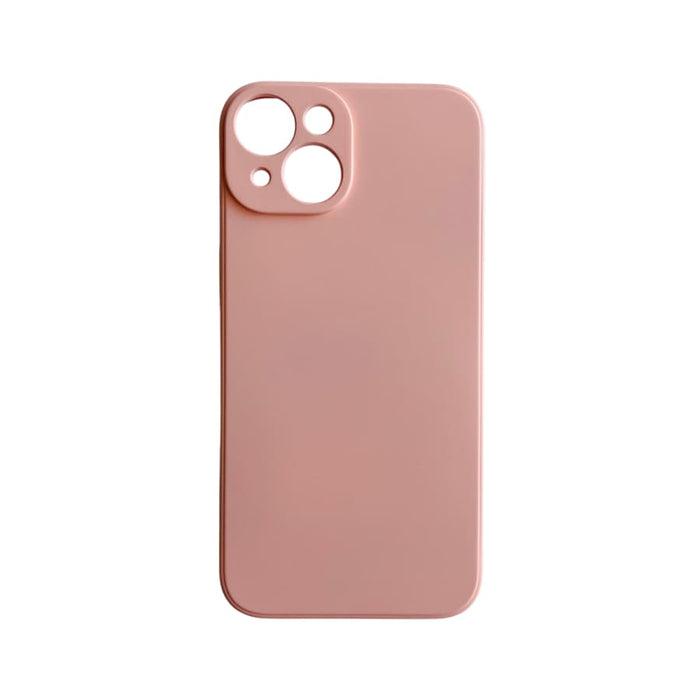 Pink 9eight5 iPhone 14 (6.1-inch) phone case with slim protective design, shown on a white background.