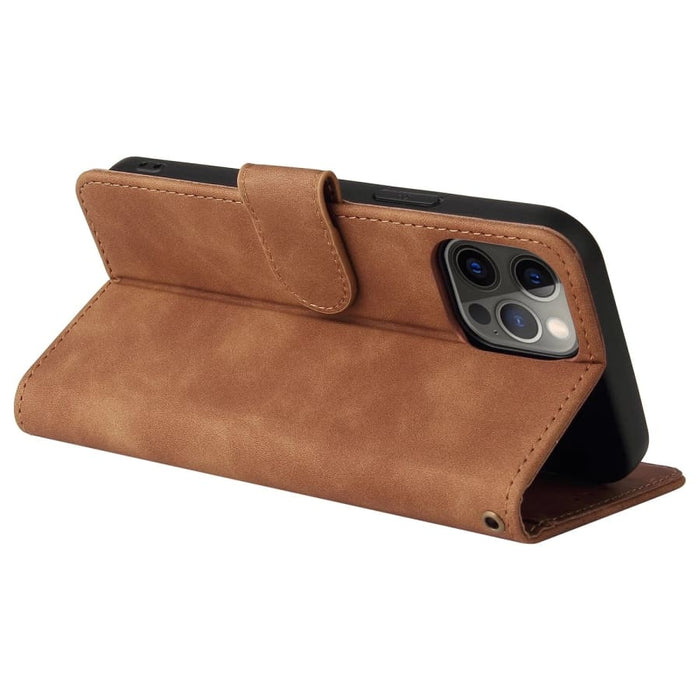 Beige 9eight5 iPhone 14 Plus (6.7”) phone case with camera cutout, available in three colors, designed for protection and style.