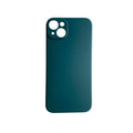 Green 9eight5 iPhone 14 Plus case, 6.7-inch phone cover with protective design and slim fit, shown on the device.