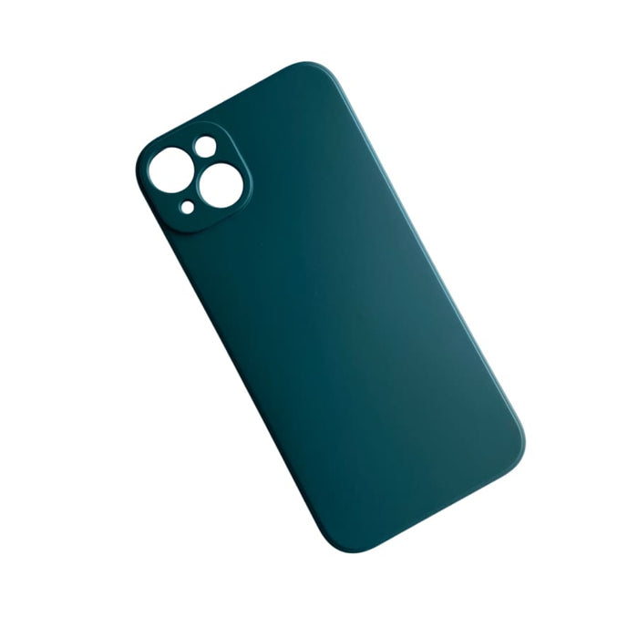 Green 9eight5 iPhone 14 Plus (6.7”) phone case showing slim profile and textured back design.