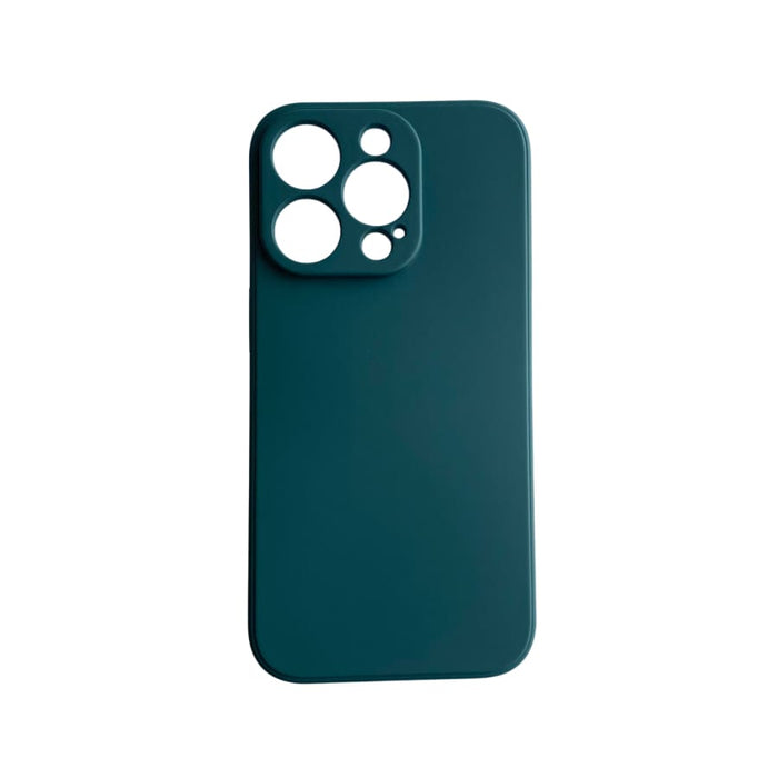 Green 9eight5 phone case for iPhone 14 Pro (6.1-inch) with slim, protective design, shown on the device.