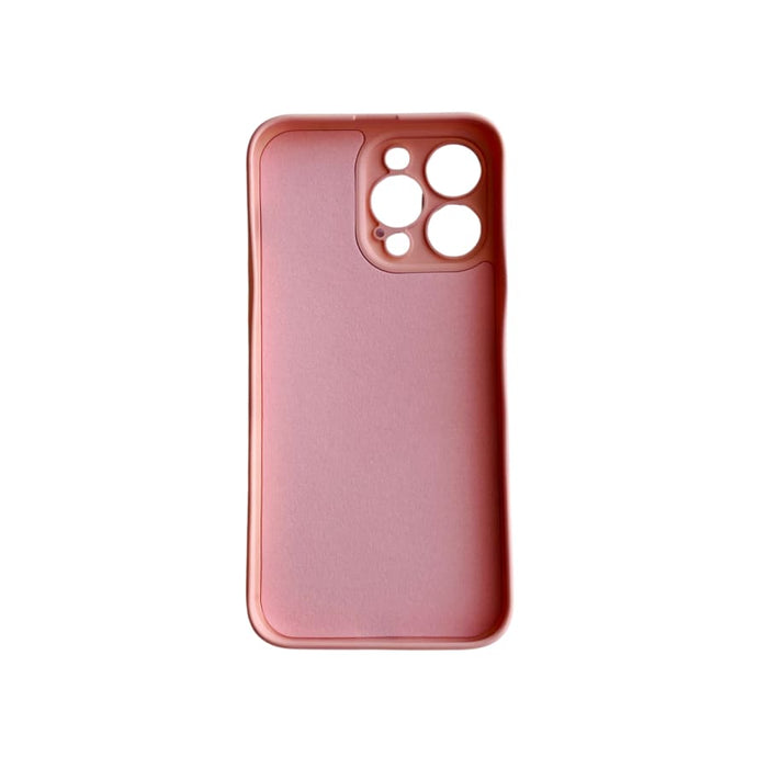 Pink 9eight5 iPhone 14 Pro Max (6.7") phone case with slim design and protective edges, shown on the device.