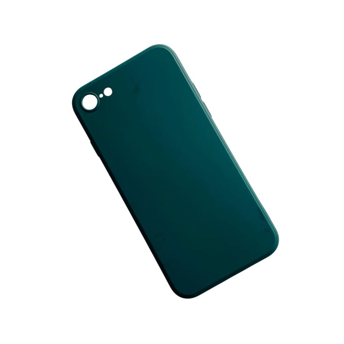 Dark green 9eight5 iPhone 5/5s/SE phone case with slim design, protective cover, and precise cutouts for buttons and ports.