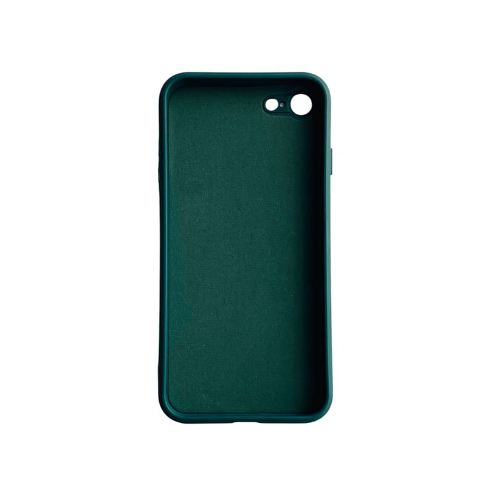 Dark green 9eight5 iPhone 5/5s/SE case showing protective bumper and textured back design.