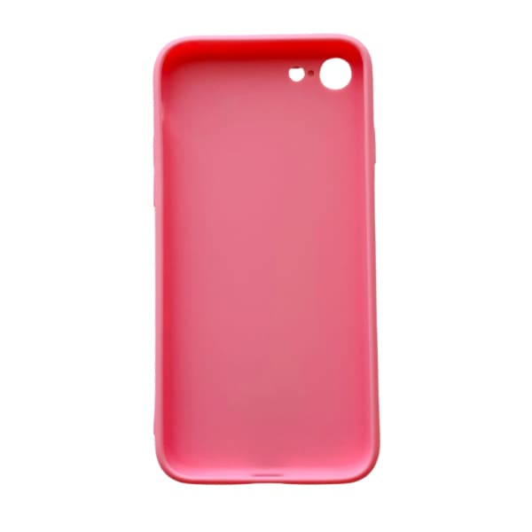 Pink phone case for iPhone SE (3rd and 2nd Gen) by 9eight5, showing a slim protective cover with a smooth finish.