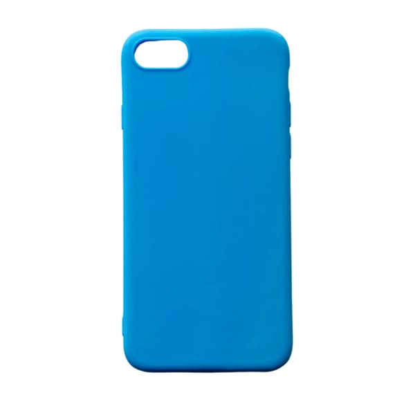 Sky blue 9eight5 phone case for iPhone SE 2nd and 3rd generation, protective and stylish cover for iPhone models.