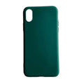 Green 9eight5 iPhone X/XS case, slim protective phone case with precise cutouts for buttons and camera.
