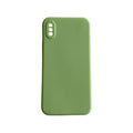 Light green 9eight5 phone case for iPhone X and XS with slim design and protective edges, shown on a white background.