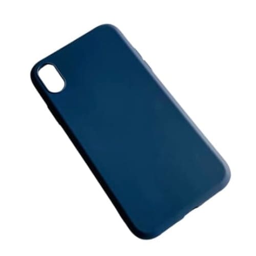 Navy iPhone XR case by 9eight5, slim protective phone cover with textured finish, designed for the iPhone XR.