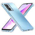 Black silicone phone case for Oppo A57 5G by 9eight5, featuring a smooth matte finish and precise cutouts for buttons and camera.