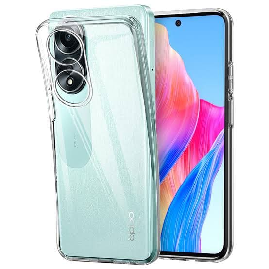 Black 9eight5 phone case for Oppo A58 4G with slim protective design and textured finish.