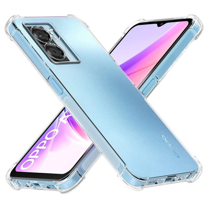Black 9eight5 phone case for Oppo A77 5G with slim design and precise cutouts, protecting the device while maintaining style.