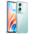 Clear phone case for Oppo A79 5G by 9eight5, showing slim protective design and precise cutouts for buttons and ports.