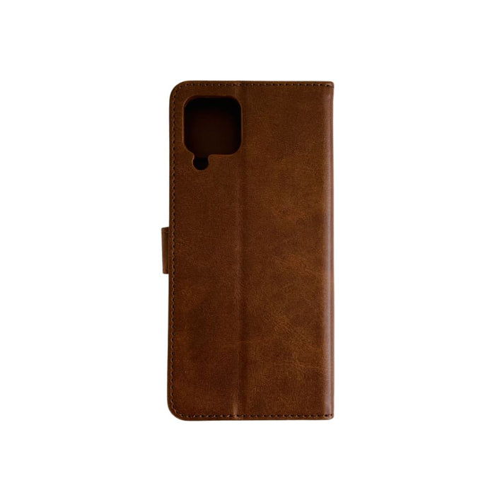 Brown 9eight5 phone case for Samsung Galaxy A22 4G with a sleek, protective design, fitting the 6.4-inch model.