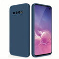 Navy Samsung Galaxy S10 Plus phone case by 9eight5, slim protective cover with textured design.