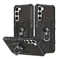Black Samsung Galaxy S22 Plus case by 9eight5, slim protective phone case with a sleek design.