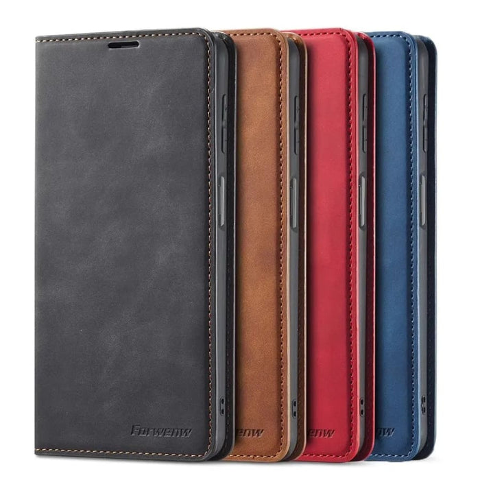 9eight5 Samsung Galaxy S23 Ultra phone case in four colors, showing a slim protective design with textured finish.