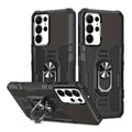 Black Samsung Galaxy S23 Ultra phone case by 9eight5, with a sleek design and available in three colors.