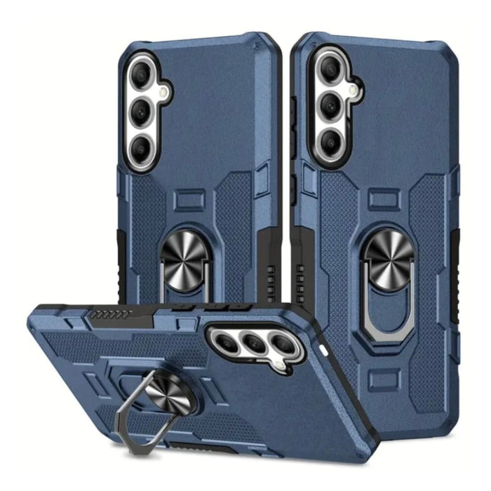 Navy 9eight5 phone case for Samsung Galaxy S24 Plus, slim protective cover with precise cutouts and stylish design.