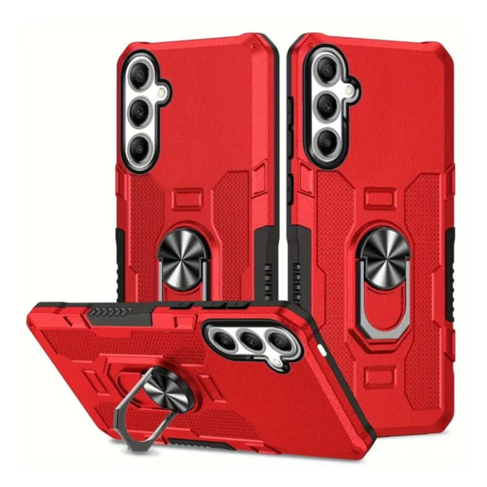 Red Samsung Galaxy S24 Plus phone case by 9eight5, showing a sleek protective cover with a smooth finish.