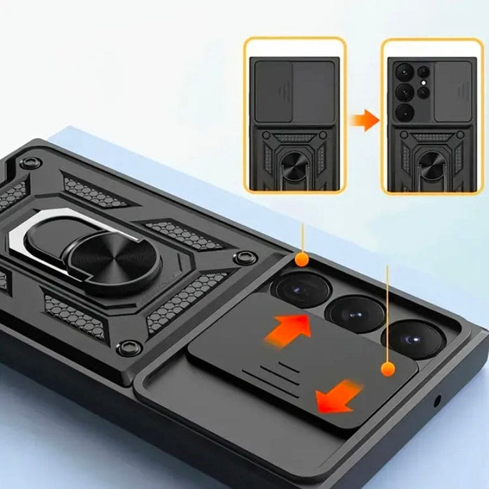 9eight5 Samsung Galaxy S25 Ultra case available in three colors, showing slim, protective design with textured finish.