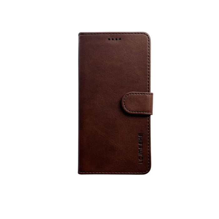 Brown 9eight5 phone case for Samsung Galaxy S8, stylish protective cover with textured finish and precise cutouts.