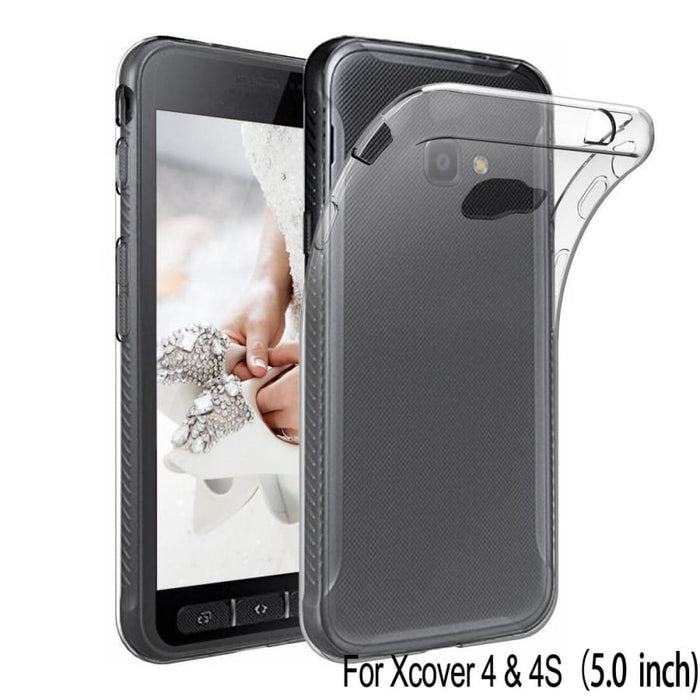 9eight5 phone case for Samsung Galaxy Xcover 4/4S, durable protective cover with textured grip, shown on the device.