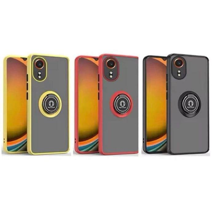 Samsung Galaxy Xcover 7 phone case by 9eight5 in three colors, protective cover with durable design, shown on the device.