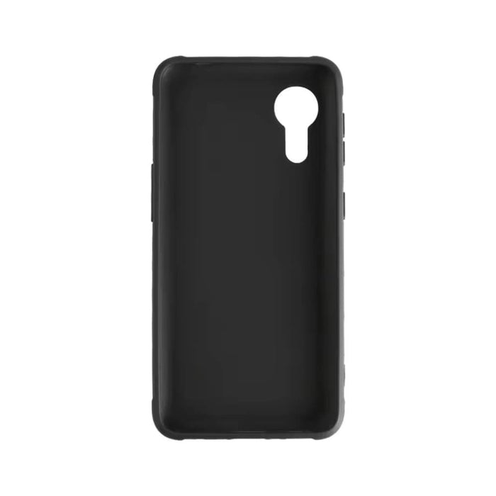 Black 9eight5 phone case for Samsung Galaxy Xcover 7, durable protective cover with textured finish.