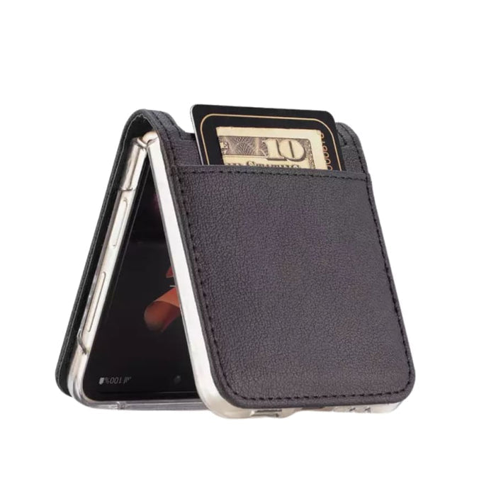 Black 9eight5 phone case for Samsung Galaxy Z Flip 3 with a sleek design, available in six colors.