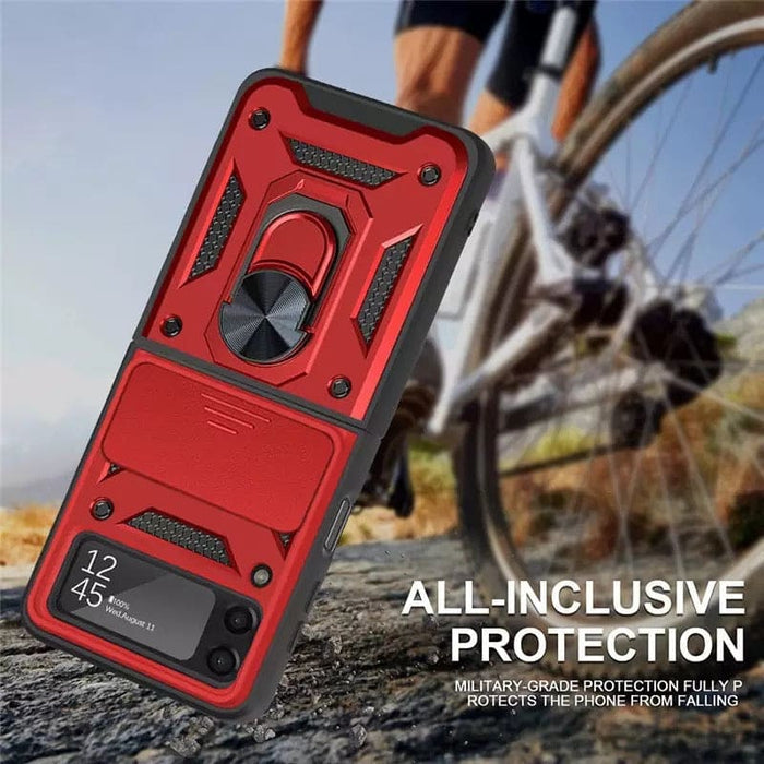 Samsung Galaxy Z Flip 4 phone case by 9eight5, showing two color options with sleek protective design.