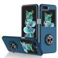 Samsung Galaxy Z Flip 5 case by 9eight5 in ocean blue, showcasing a sleek protective phone case with a smooth finish.