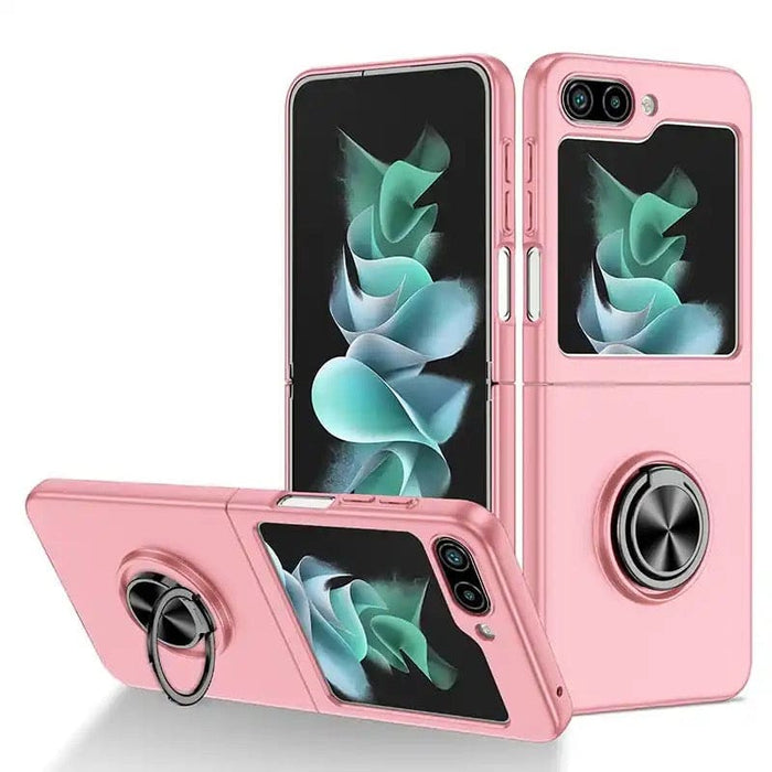 Pink Samsung Galaxy Z Flip 5 case by 9eight5, showcasing a sleek protective cover for the foldable smartphone.