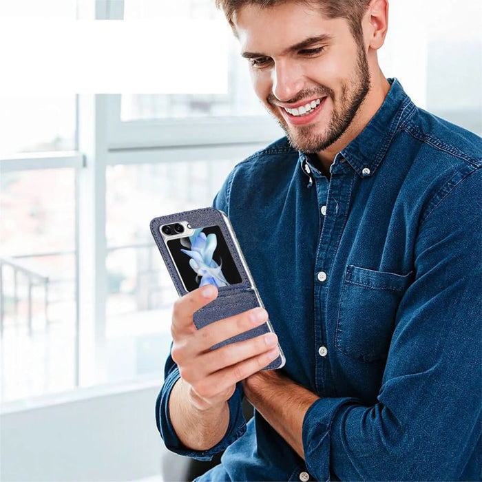 9eight5 phone case for Samsung Galaxy Z Flip 5 showing a sleek protective cover with textured finish.