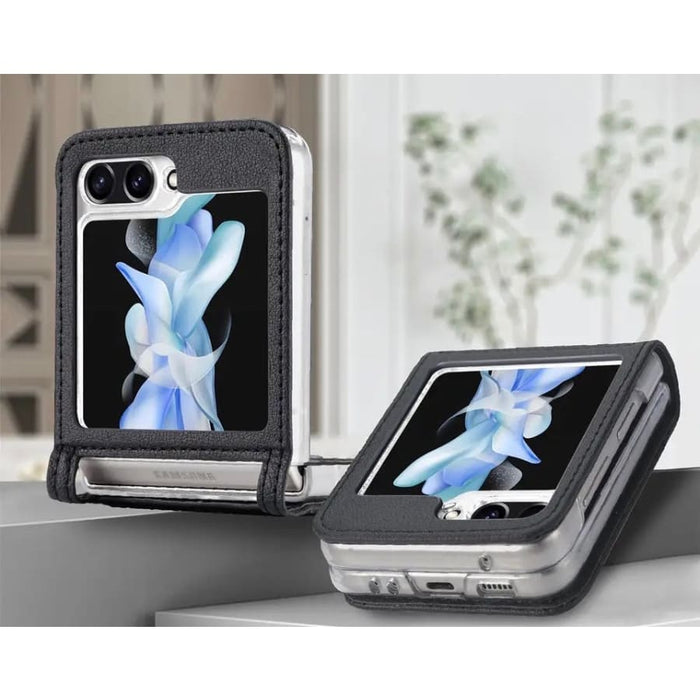9eight5 Samsung Galaxy Z Flip 5 case, slim protective phone cover with stylish design and precise cutouts for easy access.