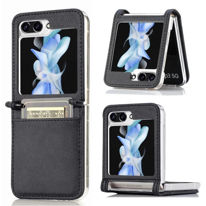 Black / Samsung Galaxy Z Flip 6 / Z Flip 5 / Phone Case