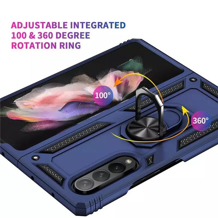 Samsung Galaxy Z Fold 3 phone case by 9eight5 in four colors, showing a sleek protective cover with textured finish.