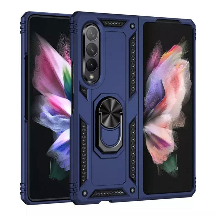 Samsung Galaxy Z Fold 3 case by 9eight5, available in four colors, shown on the phone with a protective design.