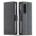 Black Samsung Galaxy Z Fold 3 phone case by 9eight5, protective cover with precise cutouts for the foldable smartphone.