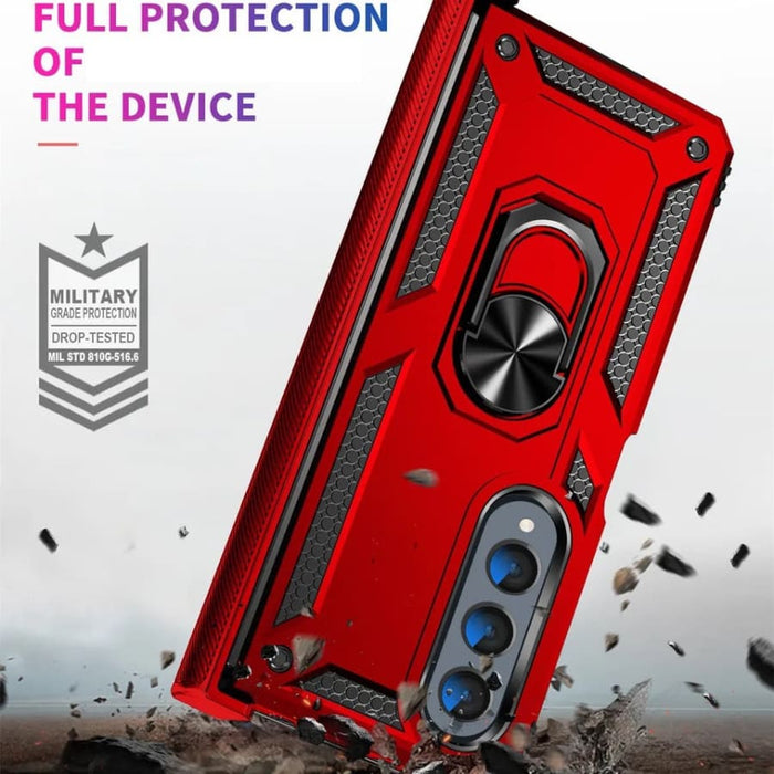 Samsung Galaxy Z Fold 5 phone case by 9eight5, available in two colors, showing front view with protective design.
