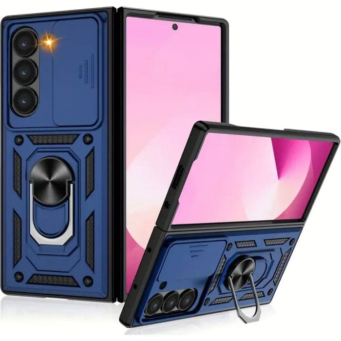 Navy Samsung Galaxy Z Fold 6 phone case by 9eight5, protective and stylish for foldable smartphone.