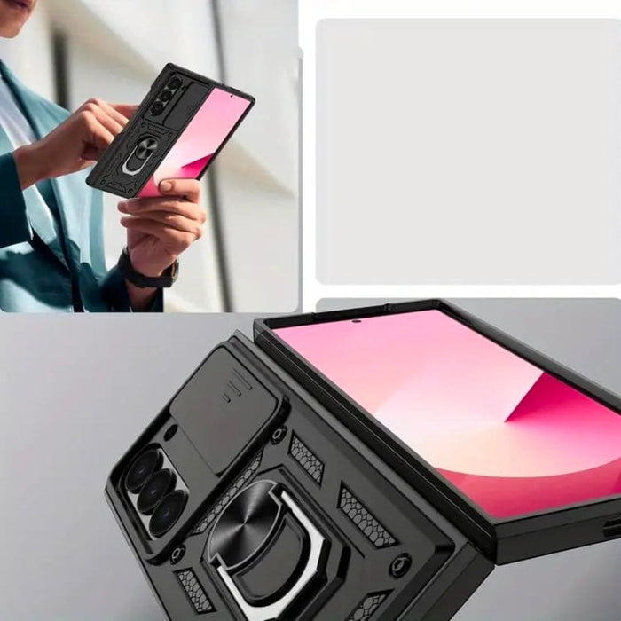 Samsung Galaxy Z Fold 6 phone case by 9eight5 in three colors, protective cover with precise cutouts for the foldable smartphone.