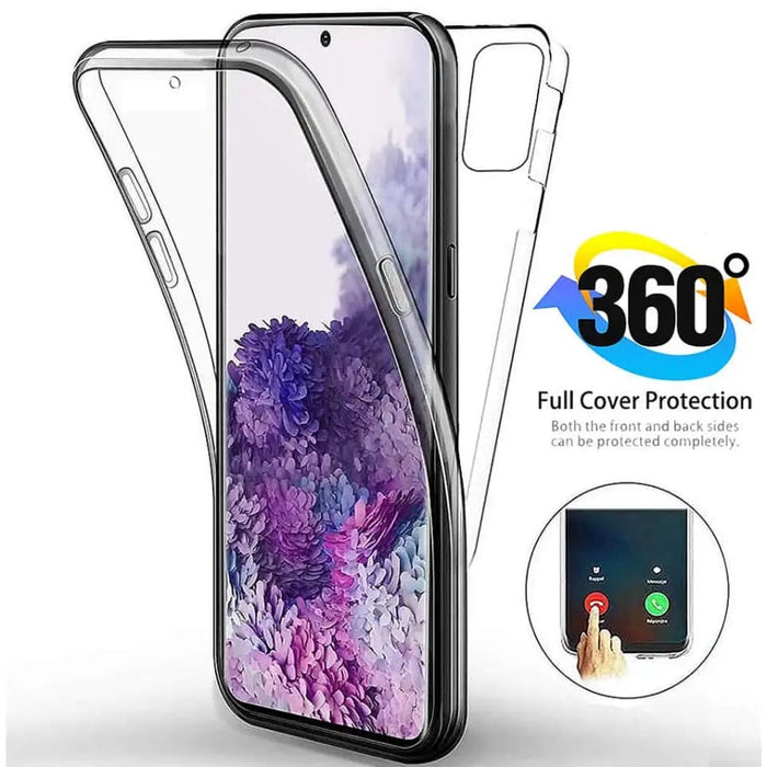 Samsung Galaxy S10 Plus phone case by 9eight5 showing front and back protection with a sleek, stylish design.