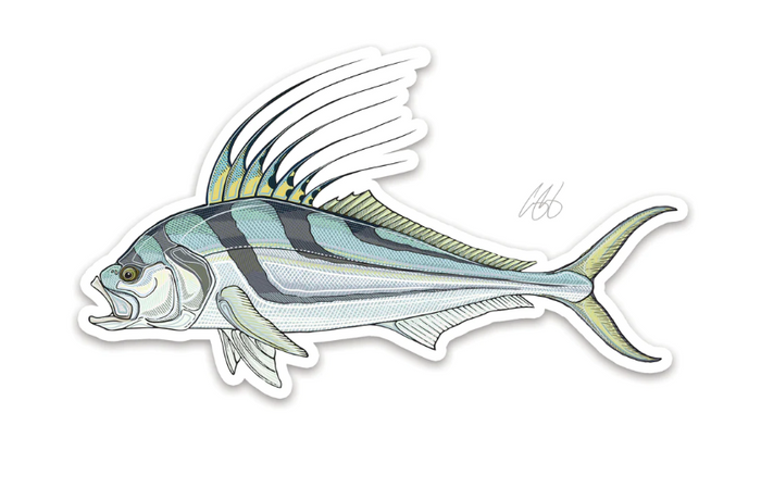 Casey Underwood Roosterfish Decal