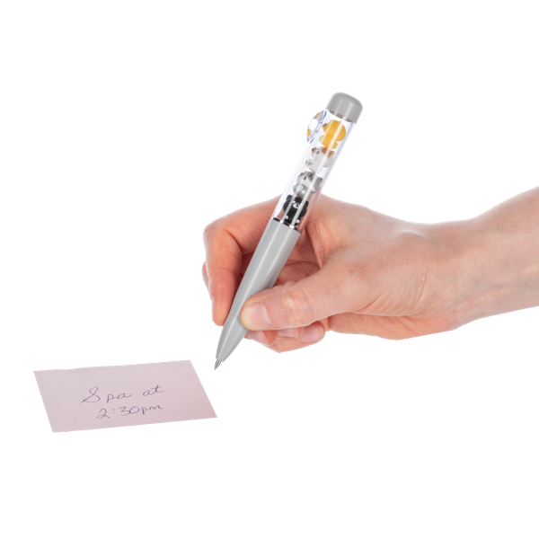 Cat Floating Charm Pen - Black Ink Novelty Pen - Assorted