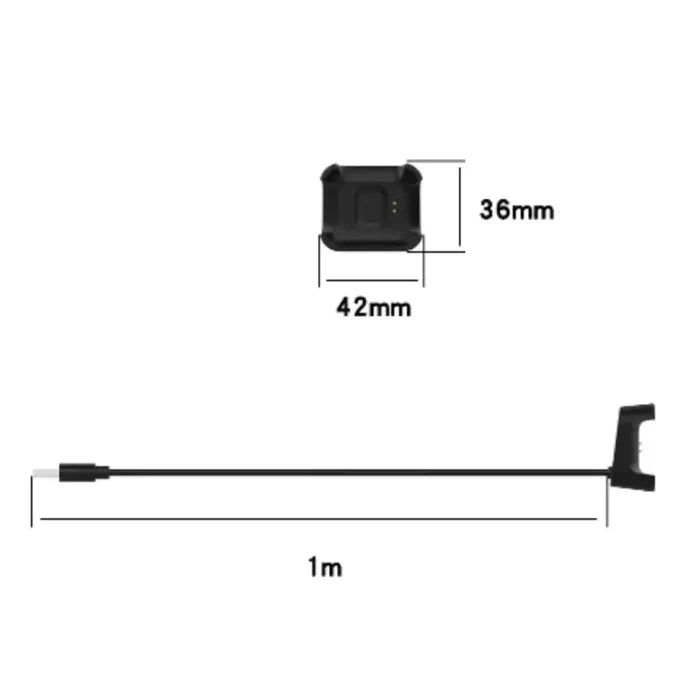 Habicare TWS charger cable for Redmi Watch, fast-charging USB cable with a compact design and durable connector for easy use.