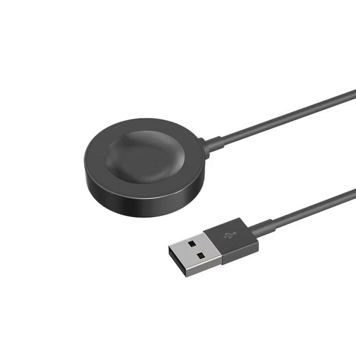 Black Huawei Watch charger dock by That Watch Shop, compact charging station with sleek design for Huawei smartwatches.