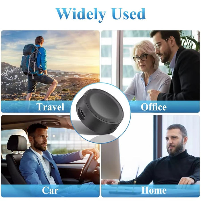 Black Samsung Galaxy Watch charger dock from That Watch Shop, designed for easy charging and sleek smartwatch storage.