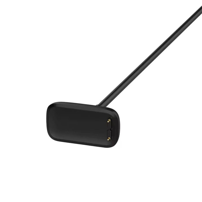 Black Fitbit Charge 5/6/Luxe charger from That Watch Shop, designed for easy charging of Fitbit fitness trackers.